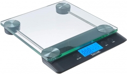 Taylor 3830TTTP High Capacity Glass Top Digital Kitchen Scale With Touchless Tare